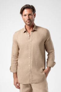 Zara Linen Shirt – Camel
